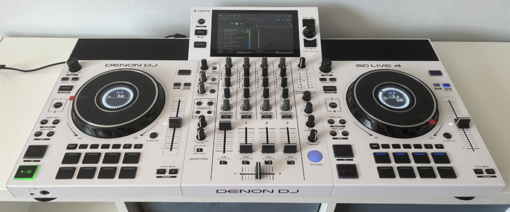 denon dj sc live 4 white