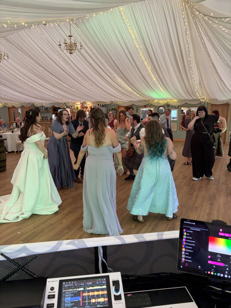 boswell estate bride dancing